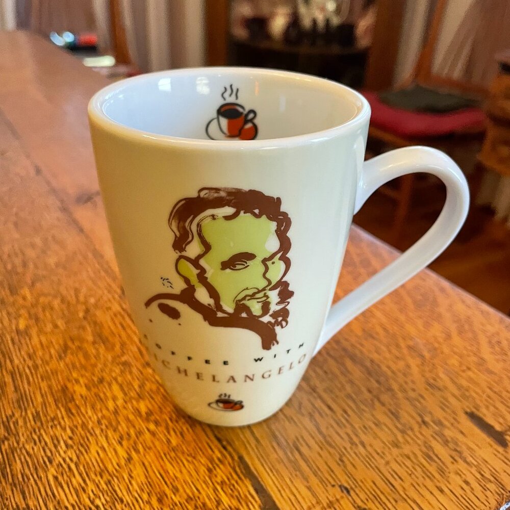 Coffee With Michelangelo Barnes and Noble Coffee Cup Mug